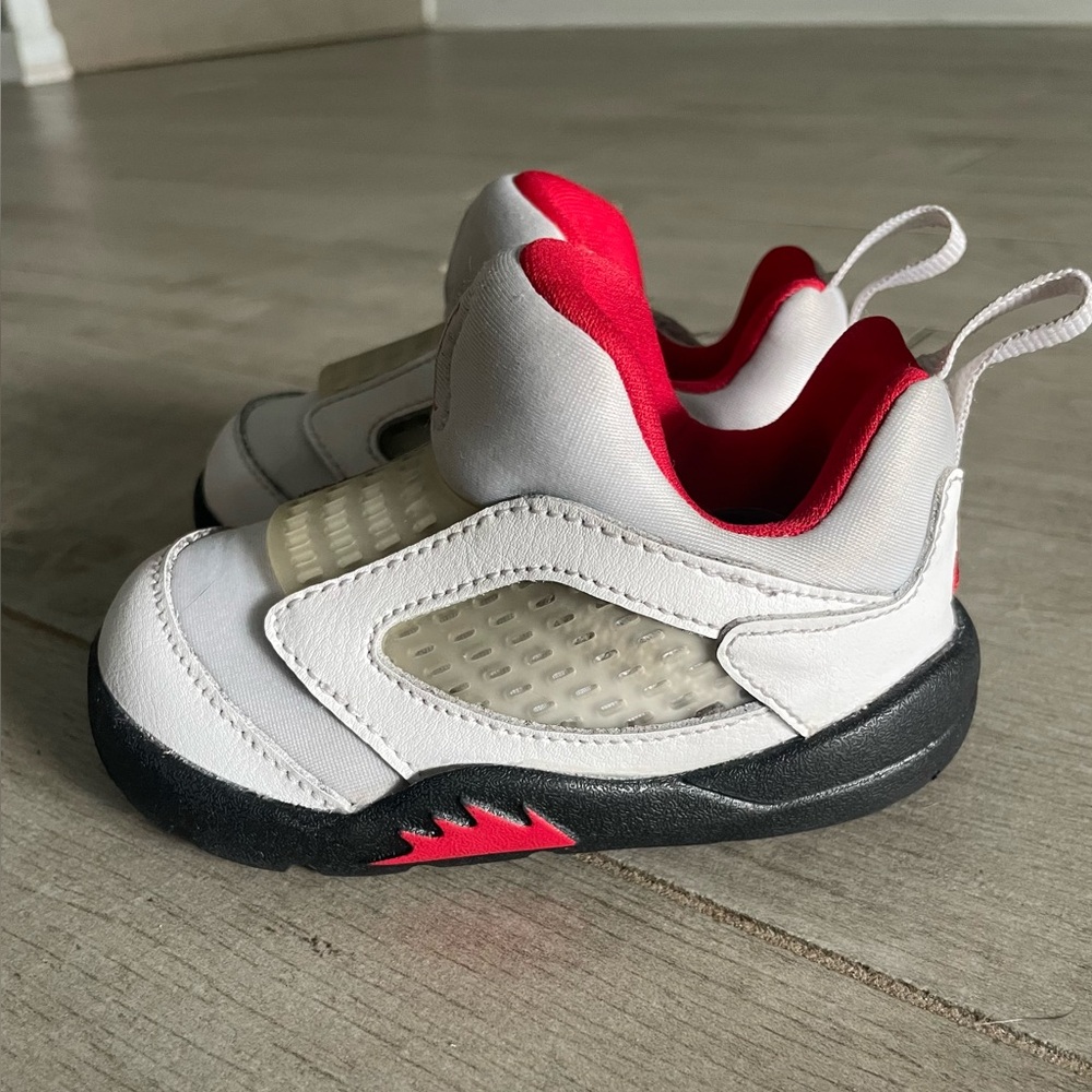 Nike Air Jordan 5 Retro Little Flex Shoes University Red CK1228-100 TD 5C